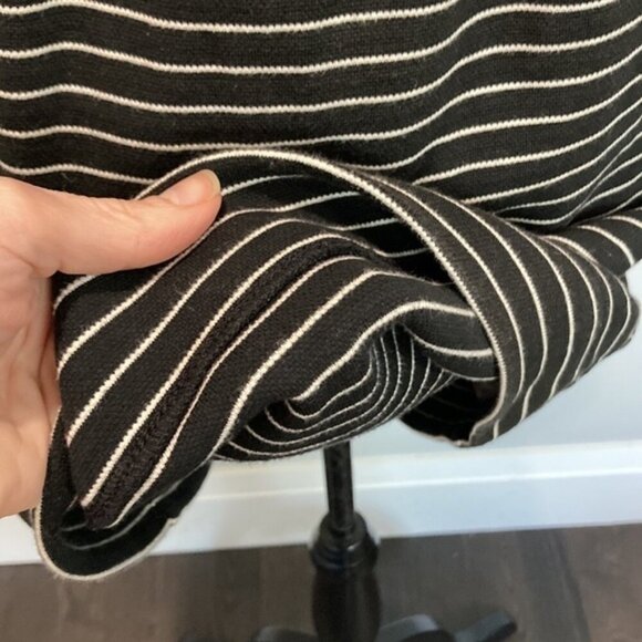 Madewell Pierside Black Stripe Dress - Picture 10 of 13